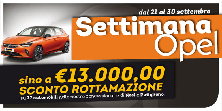Autoginevra: 13mila euro di SCONTO ROTTAMAZIONE su OPEL