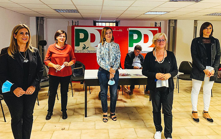 Il PD Puglia e le nuove Consigliere. Presente Lucia Parchitelli