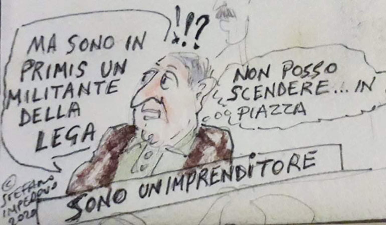 Minz ò Merchèt, la vignetta della settimana