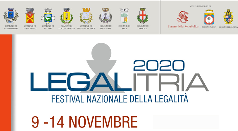 LegalItria, online il “Festival Nazionale della Legalità”