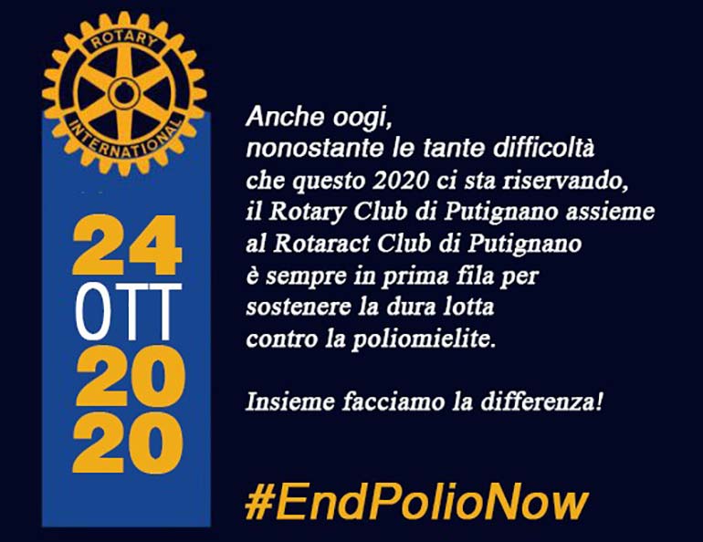 Rotary e Rotaract insieme per “End Polio Now”