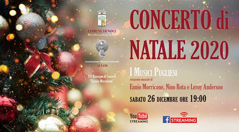 26 dicembre: Concerto di Natale 2020 in streaming