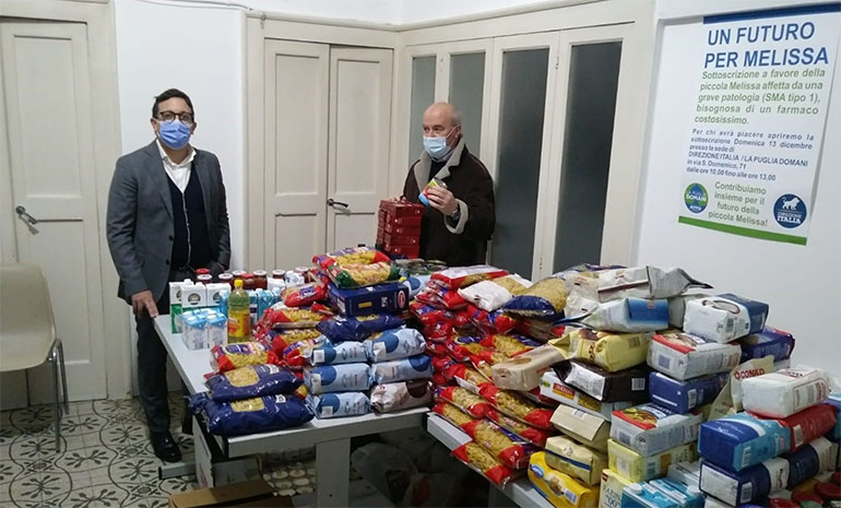 La colletta alimentare di Direzione Italia-La Puglia Domani