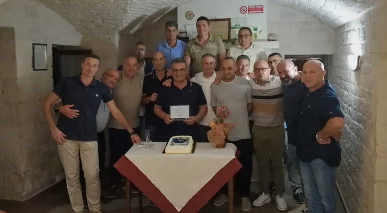 In pensione dopo 25 anni di servizio a Noci