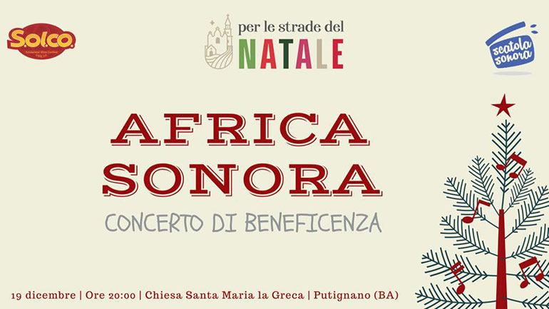 19 dicembre: “AFRICA SONORA” a Putignano