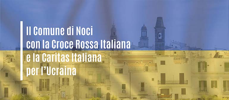 Sostegno alla popolazione ucraina di Comune, Caritas e CRI