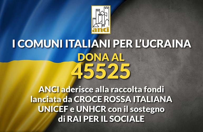 Anche l’ANCI con l’Ucraina