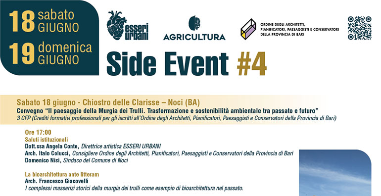 18-19 giugno: ESSERI URBANI Side Event #4
