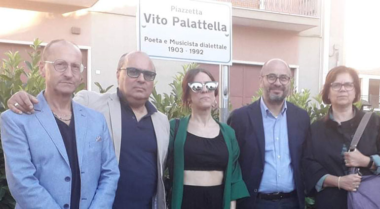 La Piazzetta intitolata a Vito Palattella