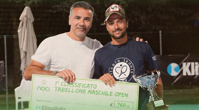 GARZELLI VINCE IL 1° TROFEO OPEN KLIMAITALIA DI TENNIS
