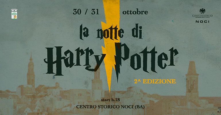 30-31 ottobre: “La notte di Harry Potter”