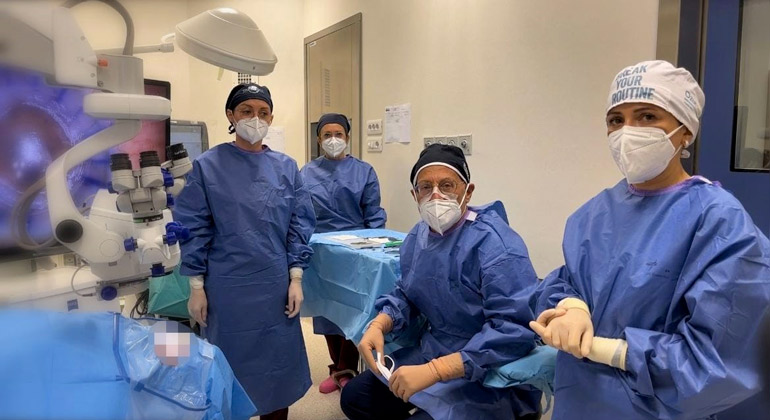 Oculistica, a Putignano trapianti di cornea con microscopio 3D