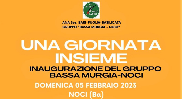 Associazione Alpini, si inaugura il gruppo Bassa Murgia