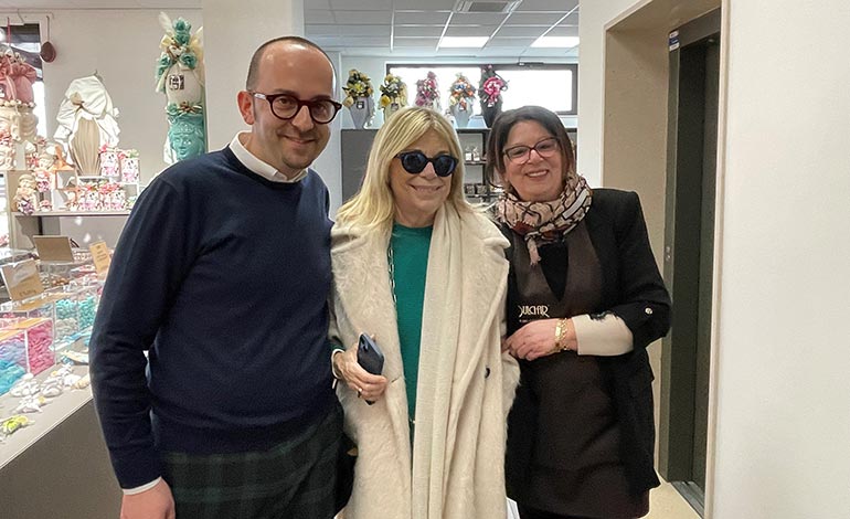L’on. Rita Dalla Chiesa in visita alla Dulciar