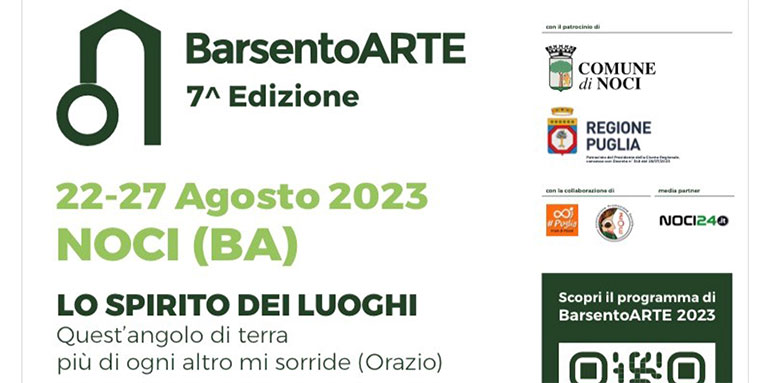 Al via la settima edizione di BarsentoARTE