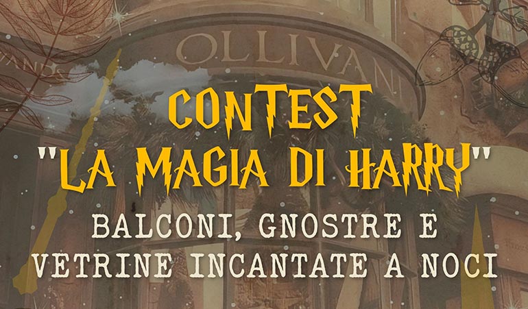 Nasce il contest “La magia di Harry – balconi, gnostre e vetrine incantate”