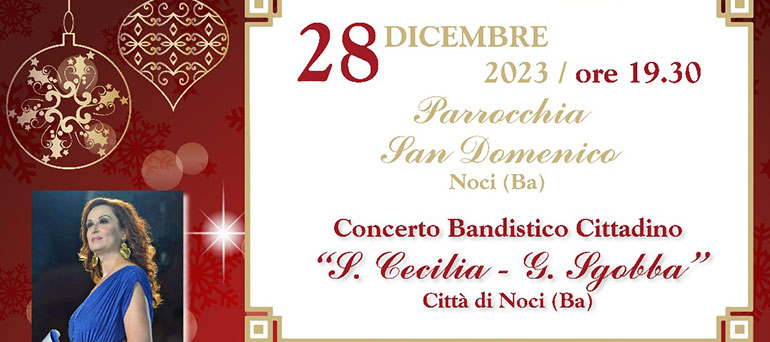 28 dicembre: Il Concerto di Natale della Banda Cittadina