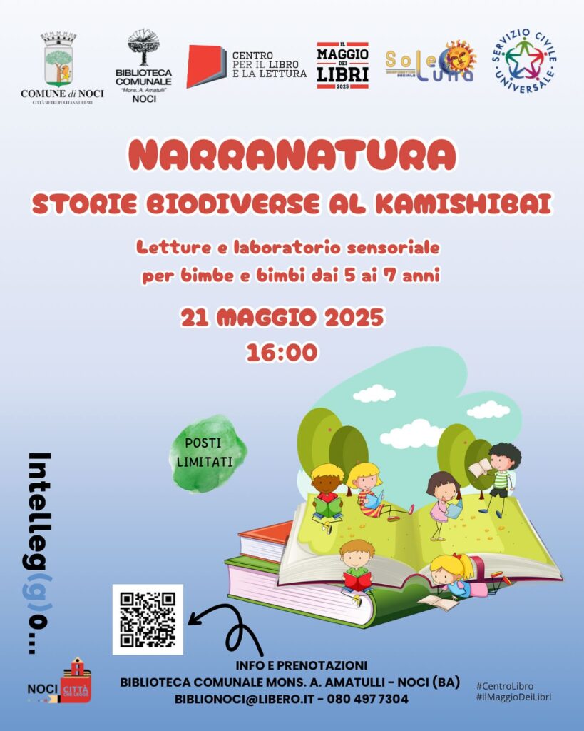 Narranatura, letture e laboratorio sensoriale per bambini