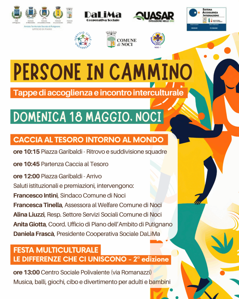 Persone in cammino, festa dell’integrazione e dell’accoglienza