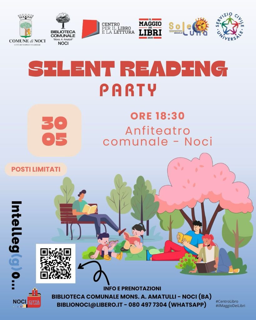 Silent reading party all’anfiteatro