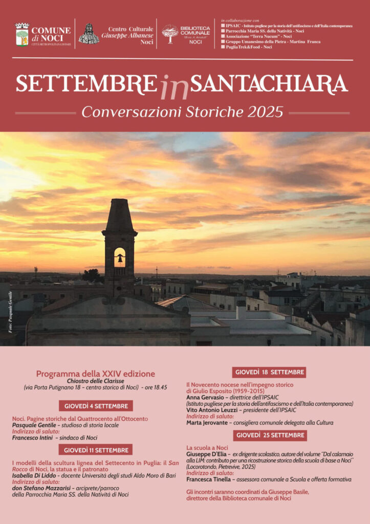 Torna l’appuntamento con Settembre in Santa Chiara