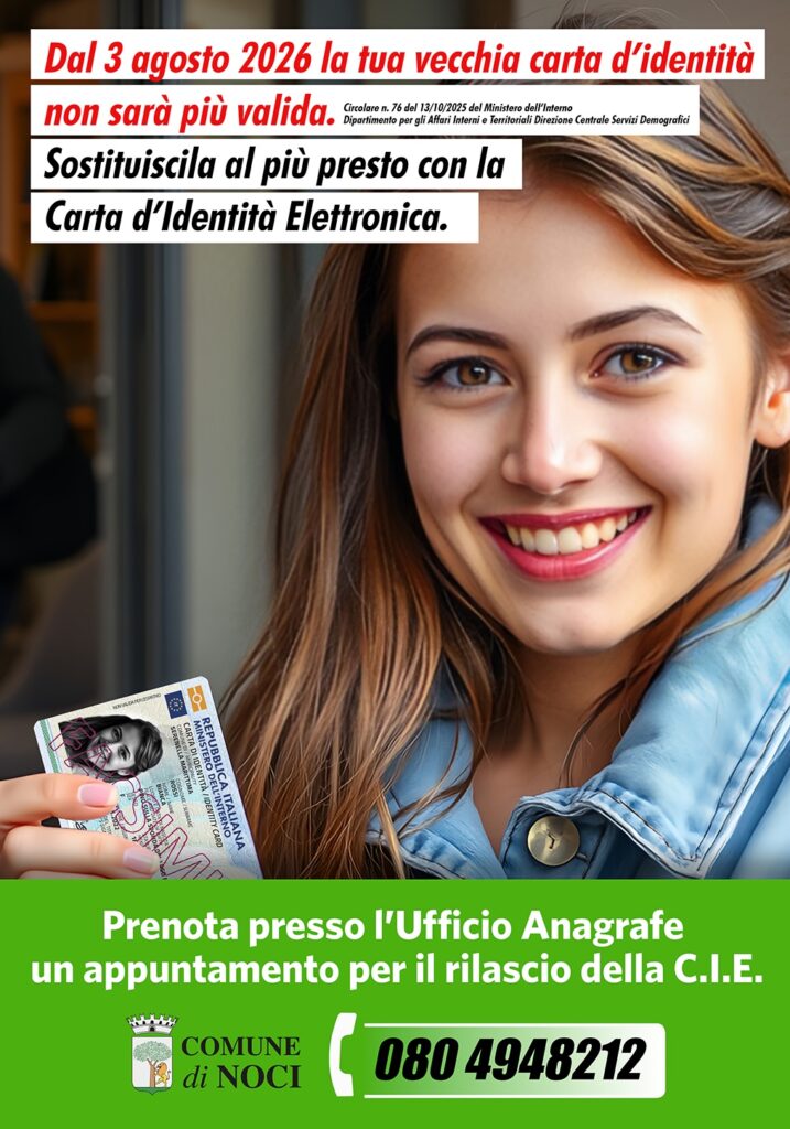 Le carte d’identità cartacee non saranno più valide dal 3 agosto 2026