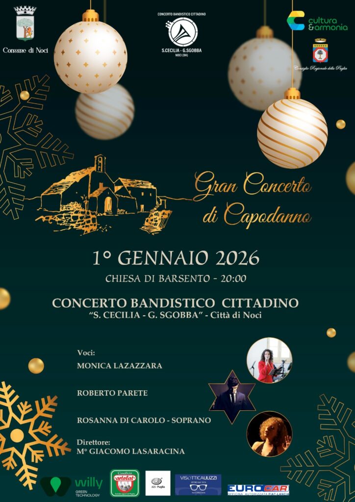 Gran Concerto di Capodanno alla Chiesa di Barsento