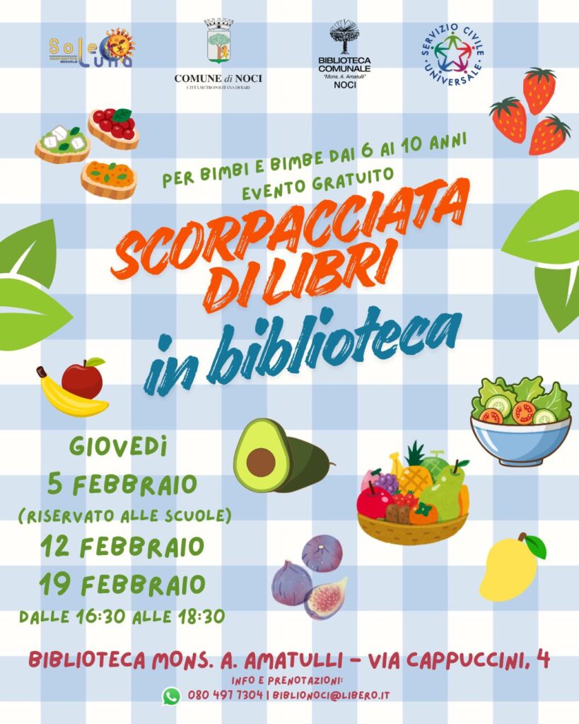 Anche quest’anno  una scorpacciata di libri in biblioteca