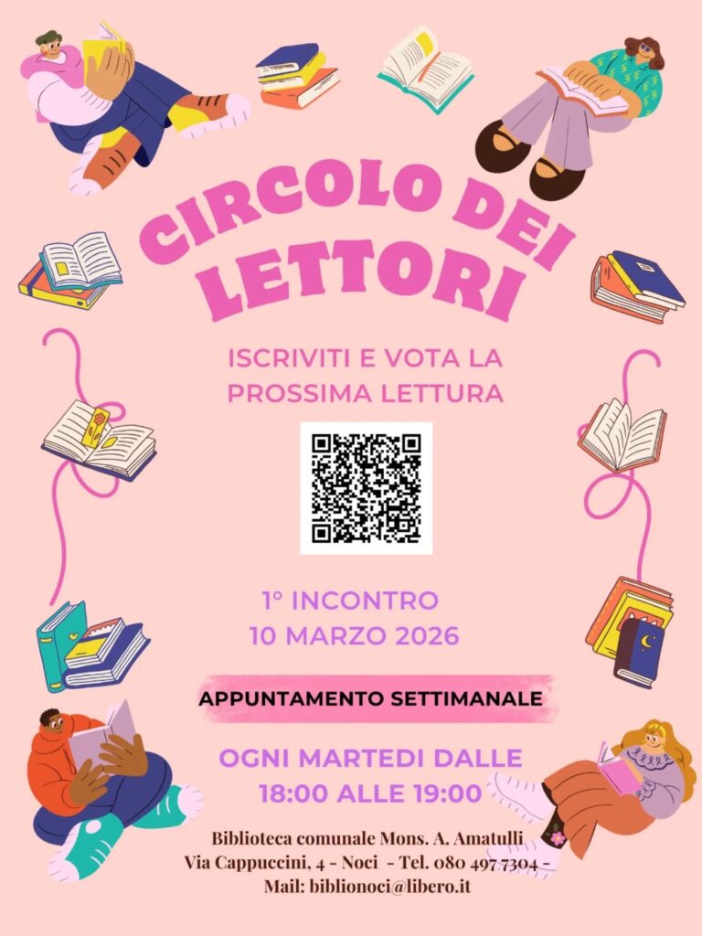 Riparte il Circolo dei Lettori in biblioteca