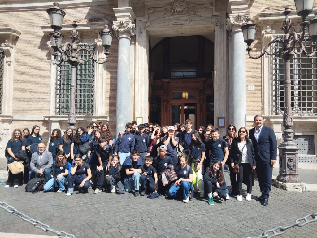 Una delegazione dell’IC “Gallo-Positano” al Senato
