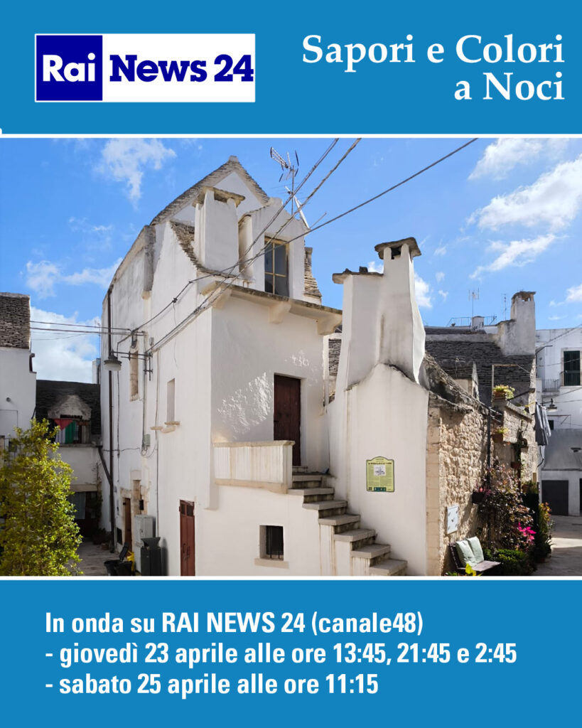 Noci su Rai News 24 con “Sapori e Colori”