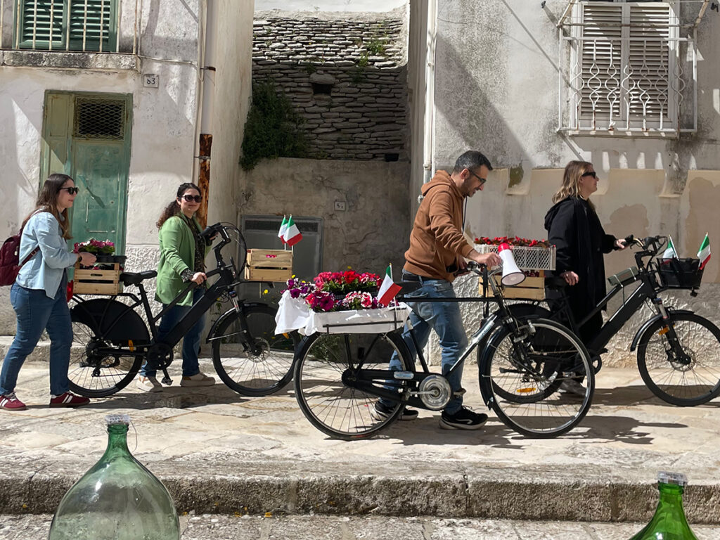 Nel centro storico si respira la libertà