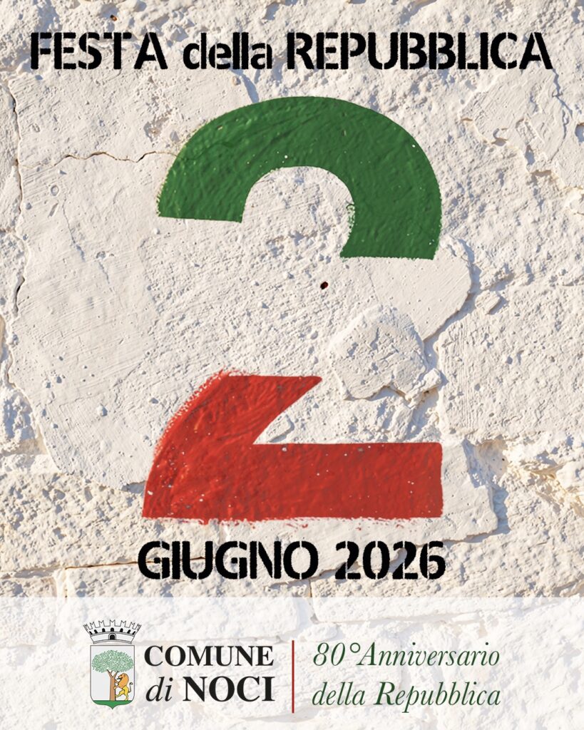 Noci celebra gli 80 anni della Repubblica