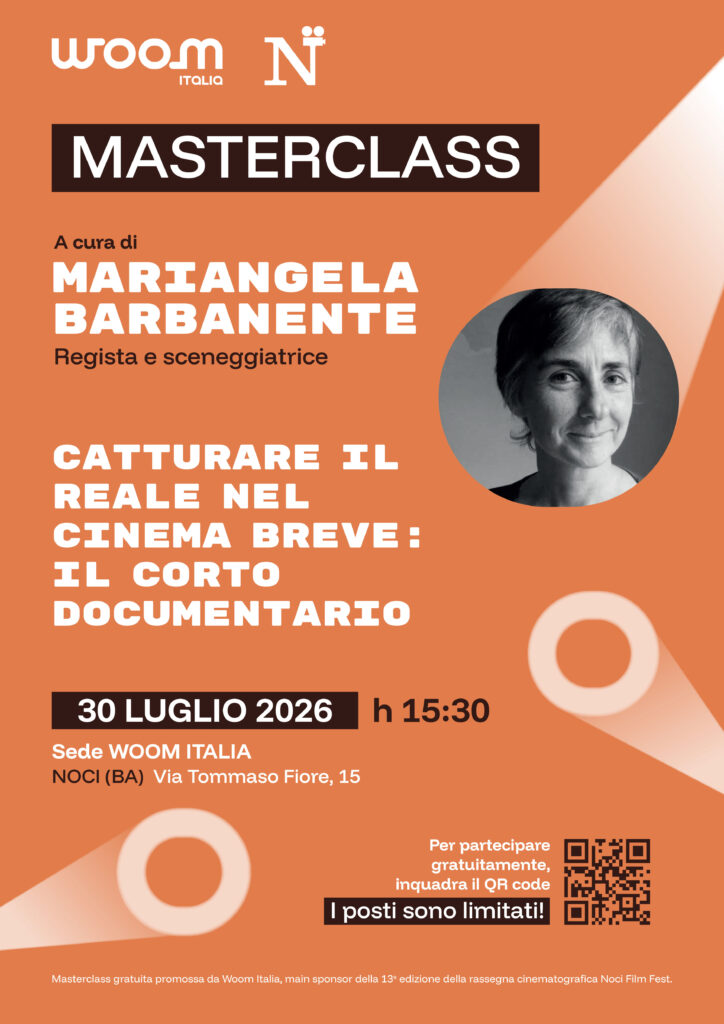 Noci Film Fest, masterclass con Mariangela Barbanente