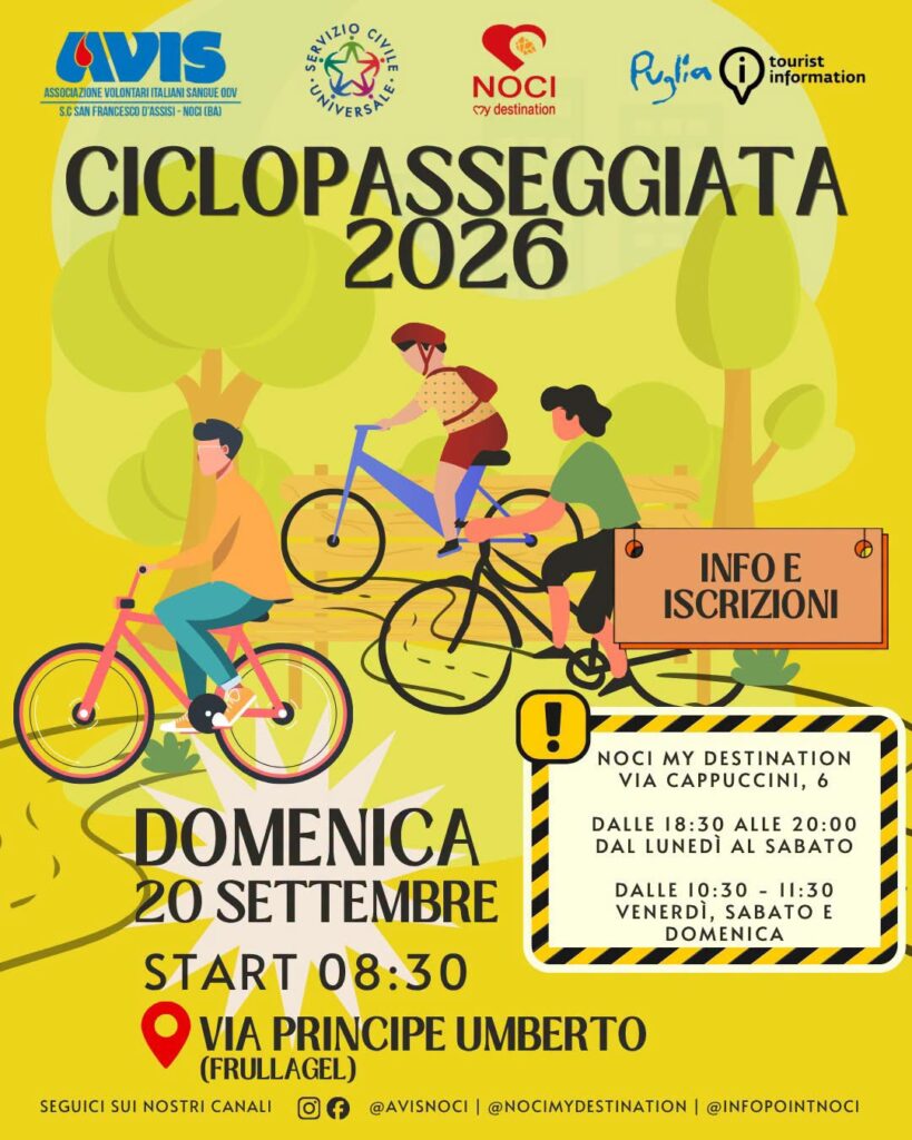 Tutto pronto per la ciclopasseggiata dell’AVIS
